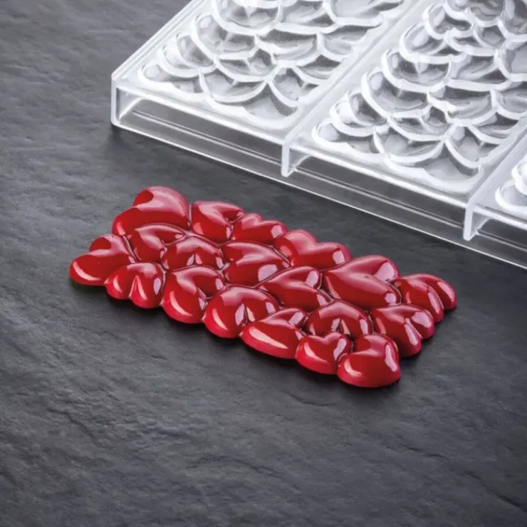 PAVONI Moule Tablette Chocolat Eros 15,4 x 7,7 x H 1,1 cm (x3) Discount