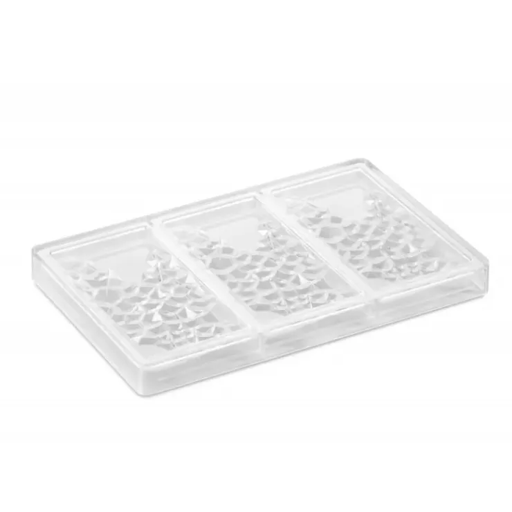 PAVONI Moule Tablette Chocolat Fragment 15,5 x 7,7 cm x H 1 cm (x3) Online