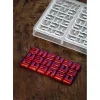 PAVONI Moule Tablette Chocolat Ola 15,5 x 7,7 cm x H 1 cm (x3) Online
