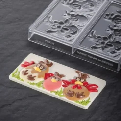 PAVONI Moule Tablette Chocolat Pâques 15,4 x 7,2 cm (x3) New