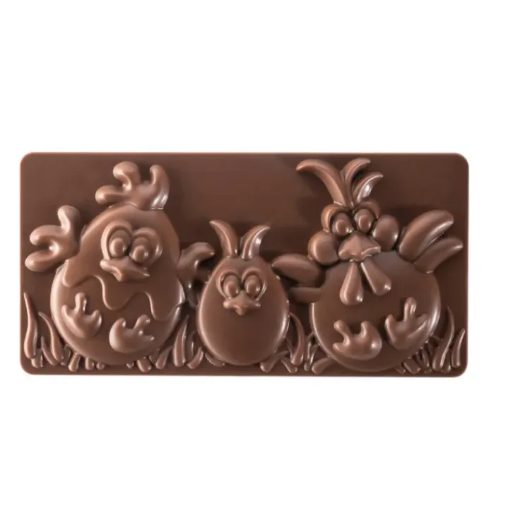 PAVONI Moule Tablette Chocolat Pâques 15,4 x 7,2 cm (x3) New