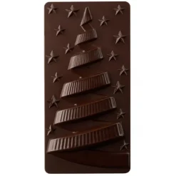PAVONI Moule Tablette Chocolat Sapin de Noël Nuit Etoilé 15,4 x 7,7 cm Online