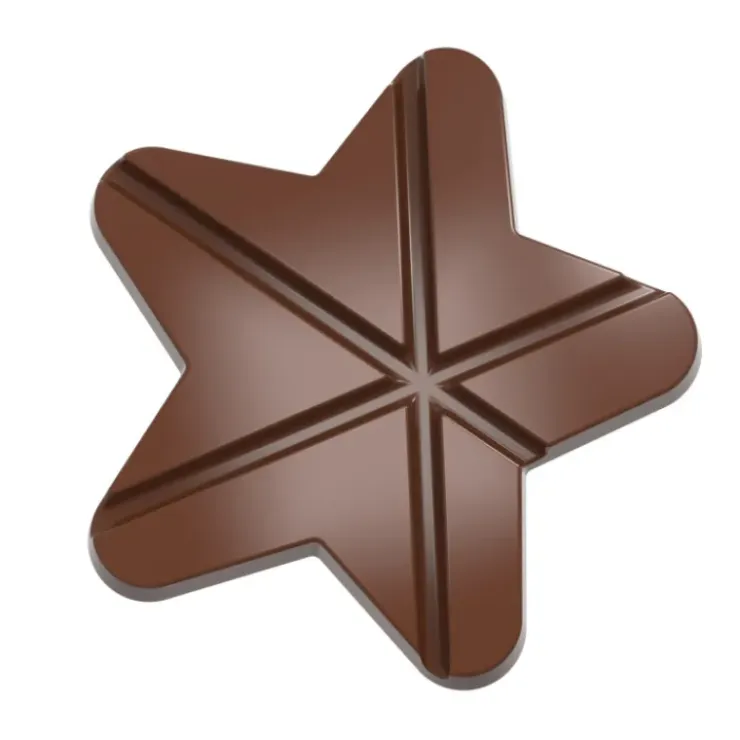CHOCOLATE WORLD Moule Tablette Chocolat Étoile 11,8 cm (x2) Discount