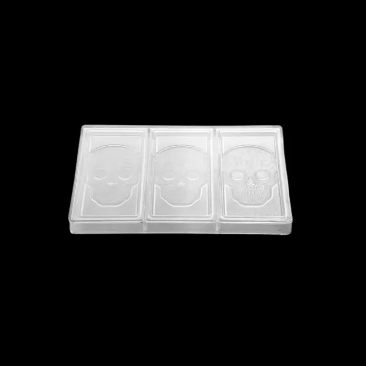 PAVONI Moule Tablette Chocolat Tête de Mort 15,4 x 7,7 cm Best