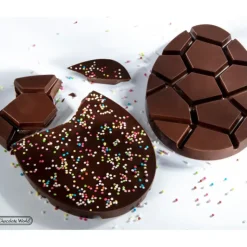 CHOCOLATE WORLD Moule Tablette Chocolat Œuf de Pâques 14 x 9,2 cm (x2) Clearance