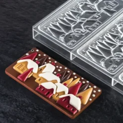 PAVONI Moule Tablette Chocolat Village De Noël 15,4 x 7,7 Clearance