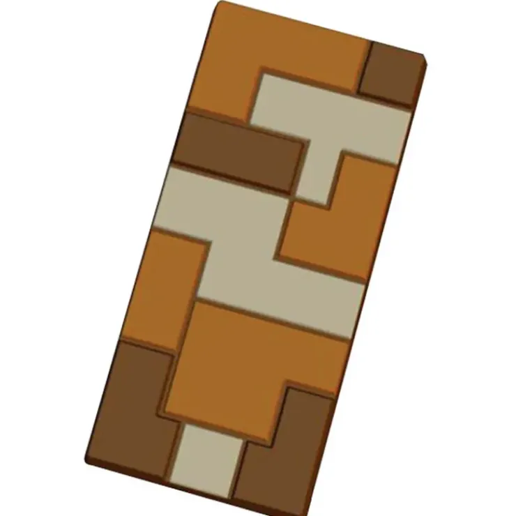 MALLARD FERRIERE Moule Tablette de Chocolat Tetris x5 Discount