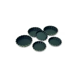 MATFER Moule Tartelette Cannelée Exopan Ø8.5cm H.1.3cm (x12) New