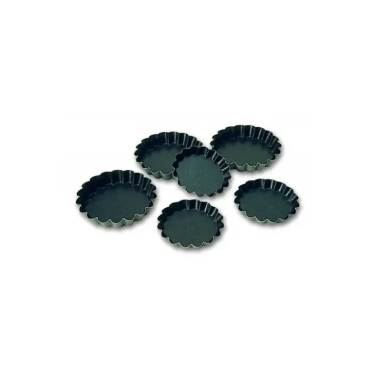 MATFER Moule Tartelette Cannelée Exopan Ø8.5cm H.1.3cm (x12) New