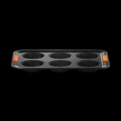 LE CREUSET Moule Tartelettes Anti-Adhésif 6 Empreintes 38,7 x 26,9 cm Hot
