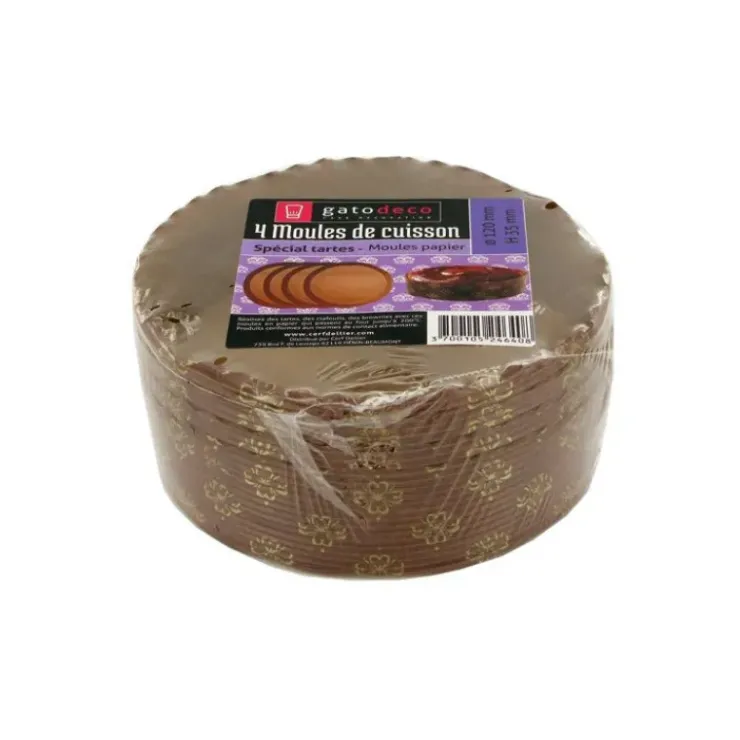 GATODECO Moules de Cuisson Spécial Tartelettes Gatodéco (x4) Hot