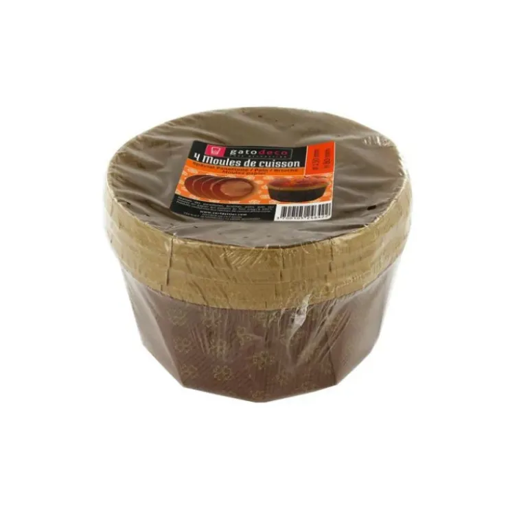 GATODECO Moules de Cuisson Spécial Brioches Pains Gatodéco (x4) Clearance