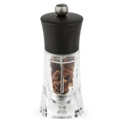 PEUGEOT Moulin à Piment Oléron 14 cm Transparent-Chocolat Clearance