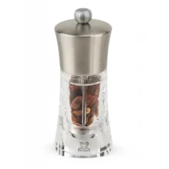 PEUGEOT Moulin à Piment Ouessant 14 cm Transparent-Inox Clearance