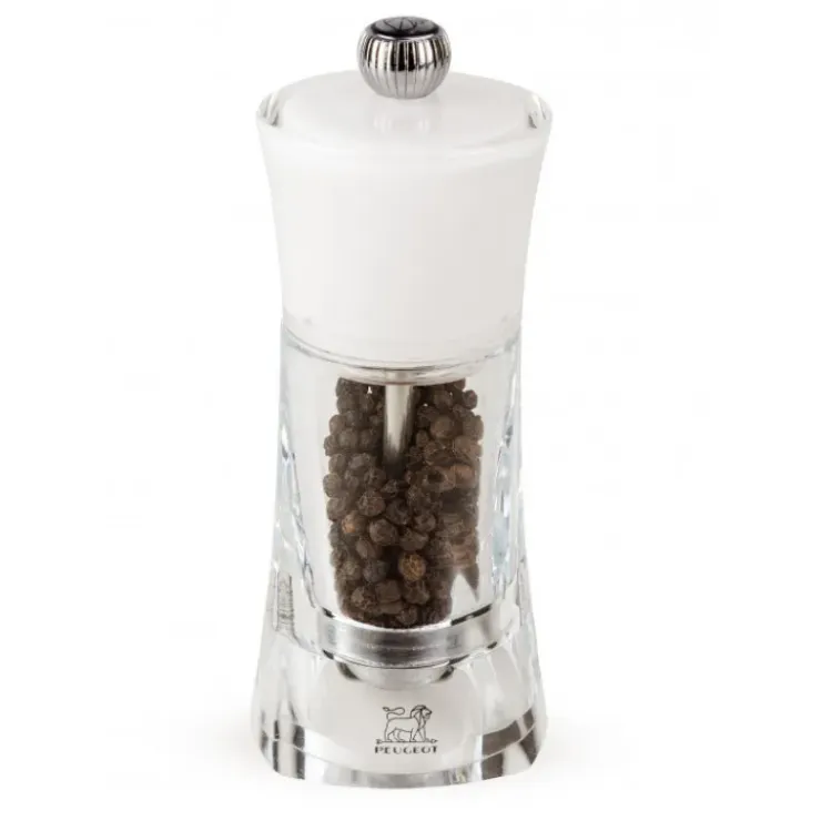 PEUGEOT Moulin à Poivre Molène 14 cm Transparent et Blanc Online