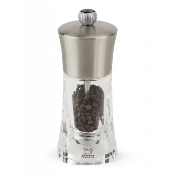 PEUGEOT Moulin à Poivre Ouessant 14 cm Transparent-Inox Online