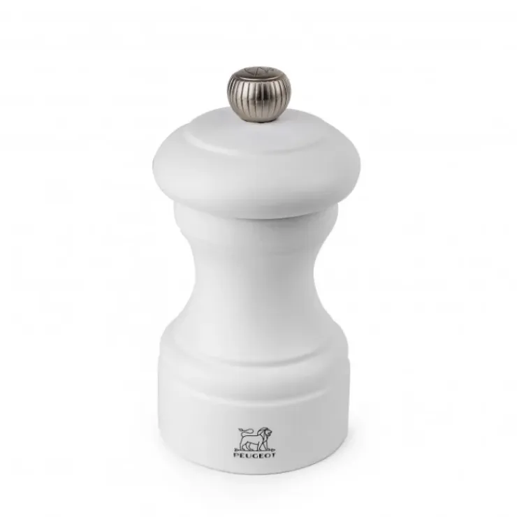 PEUGEOT Moulin à Sel Bistro 10 cm Blanc Mat Hot