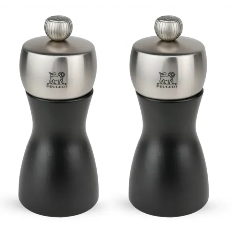 PEUGEOT Moulin à Sel Fidji 12 cm Noir-Inox Best