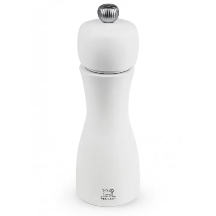 PEUGEOT Moulin à Sel Tahiti 15 cm Blanc Mat Hot