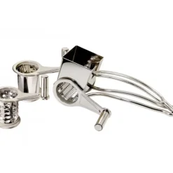 La Bonne Graine Moulin Râpe à fromage inox 3 tambours Outlet