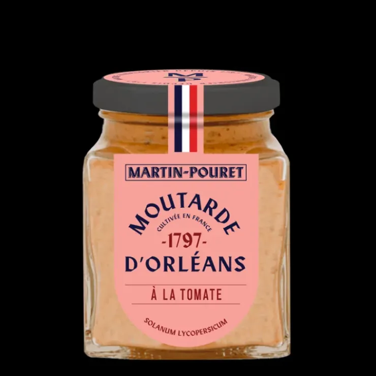 MARTIN POURET Moutarde d'Orléans à la Tomate 95g Hot