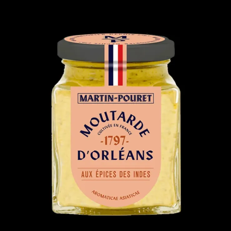 MARTIN POURET Moutarde d'Orléans aux Epices des Indes 95g Hot