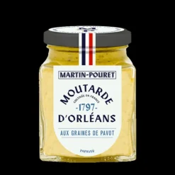 MARTIN POURET Moutarde d'Orléans aux Graines de Pavot 95g Sale