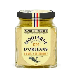 MARTIN POURET Moutarde d'Orléans Miel et Chardonnay 200g New