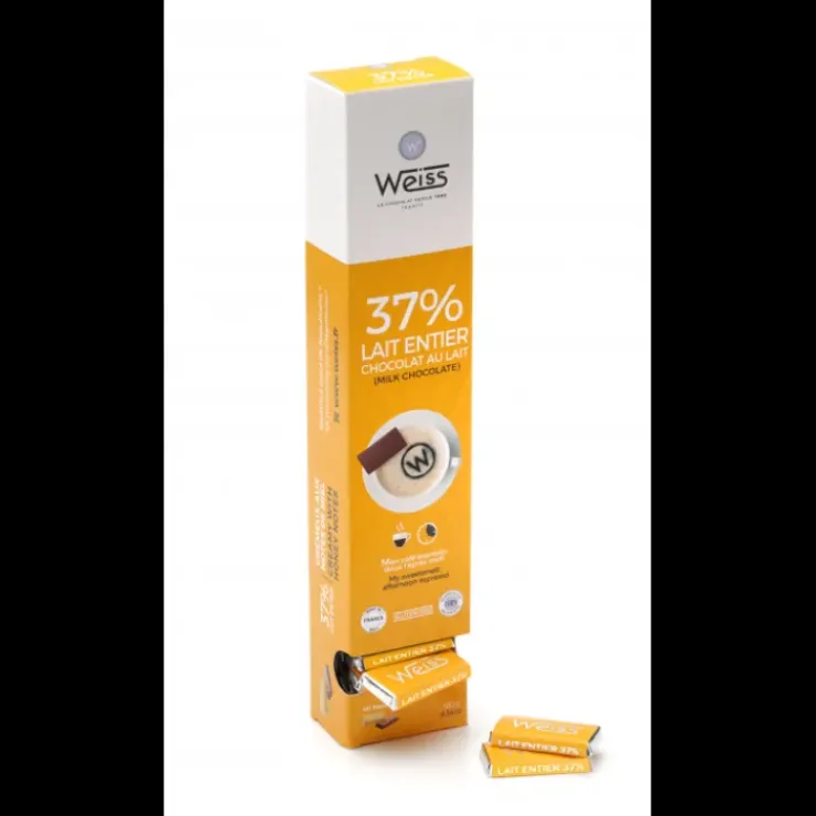 WEISS Napolitain Chocolat au Lait Entier 37% 180 g Best