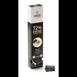 WEISS Napolitain Chocolat Noir Ebène 72% 180 g Online