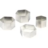 MALLARD FERRIERE Nonnette Hexagonale Inox Ø 7 cm H4,5 cm Hot