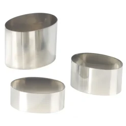 MALLARD FERRIERE Nonnette Ovale Inox 7,5 cm H4,5 cm