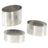 MALLARD FERRIERE Nonnette Ovale Inox 8cm H4 cm Discount