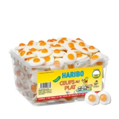 HARIBO Oeufs au plat x 210 - Boîte Bonbon Outlet