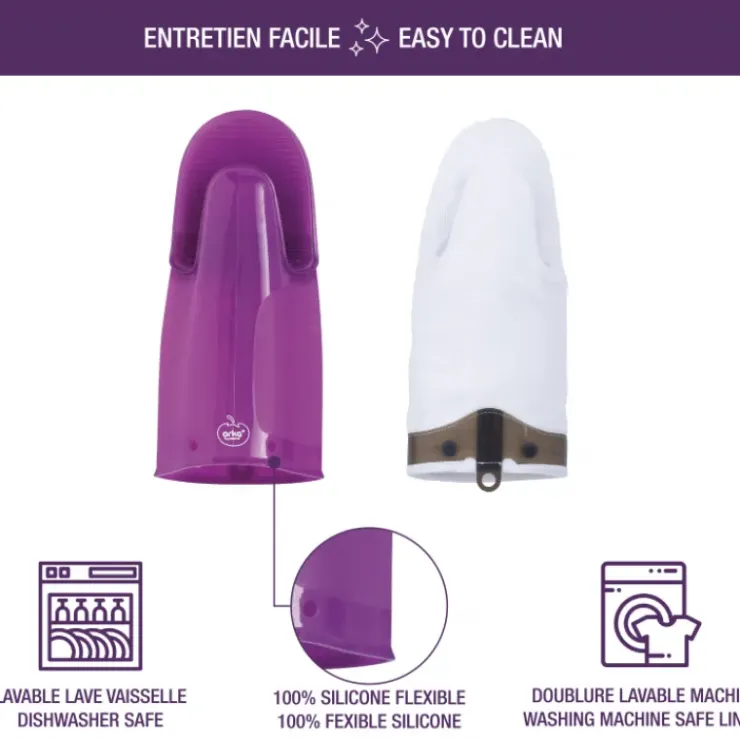 MASTRAD Orka Plus Noir Gant Silicone et textile Clearance