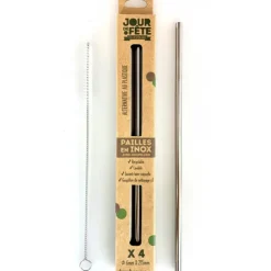 LEBRUN Paille en Inox Droite 21,5cm x4 Clearance