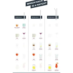 CUISINEADDICT Paille Réutilisable en Verre 20cm droite x6 HALM New