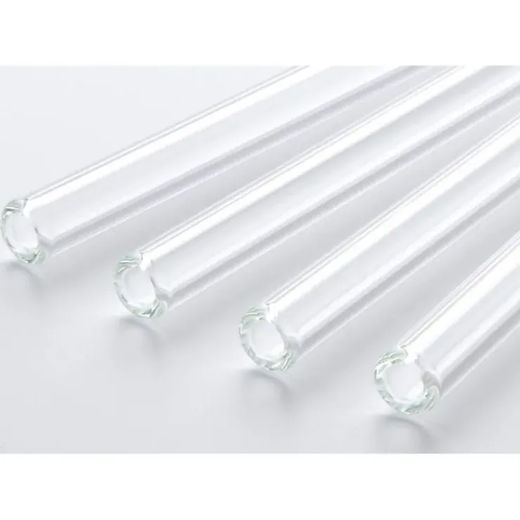 CUISINEADDICT Paille Réutilisable en Verre 15cm droite x6 HALM Hot