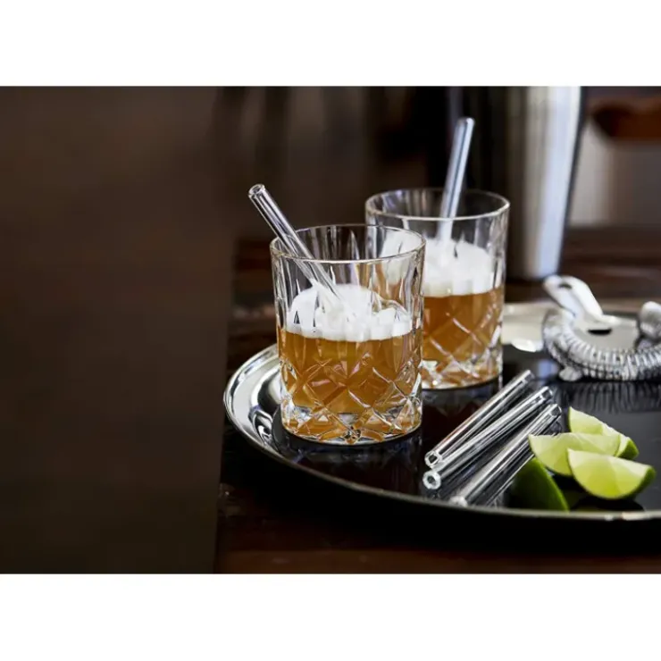 CUISINEADDICT Paille Réutilisable en Verre 15cm droite x6 HALM Hot