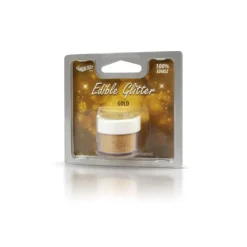 RAINBOW DUST Paillettes Alimentaires 5g Dorées New