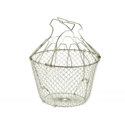 La Bonne Graine Panier à Salade Pliant Inox 22,5 cm New
