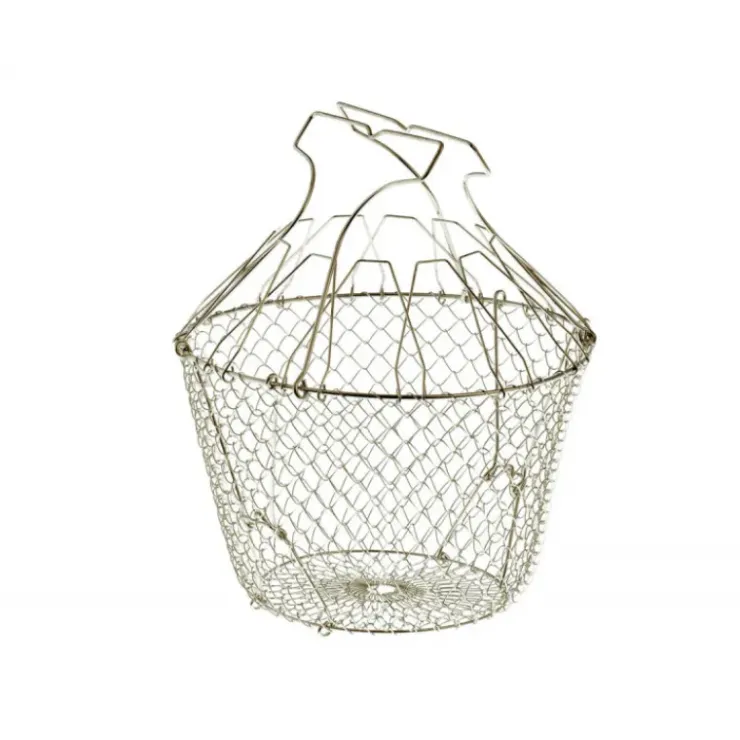 La Bonne Graine Panier à Salade Pliant Inox 22,5 cm New