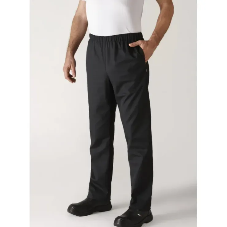 ROBUR Pantalon de Cuisine Mixte Noir UMINI T.1 Online