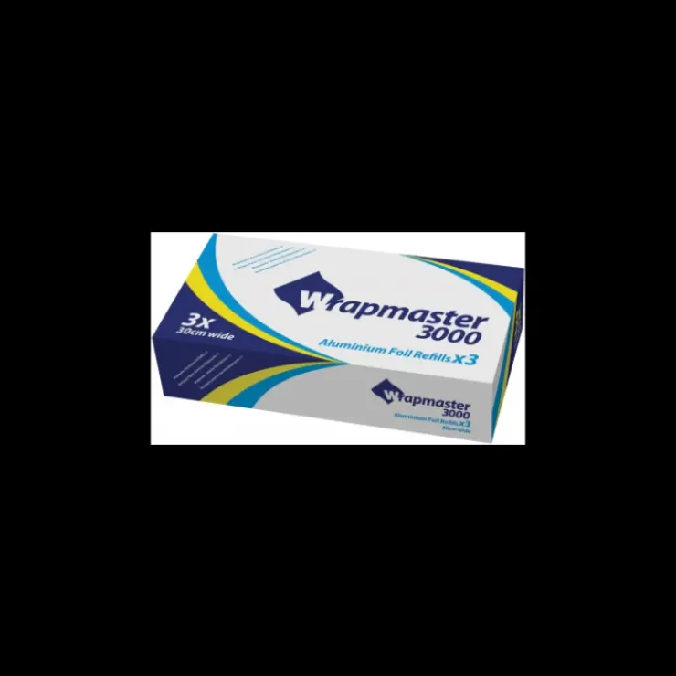 WRAPMASTER Papier Aluminium 200 m Dévidoir 3000 (x3) Outlet