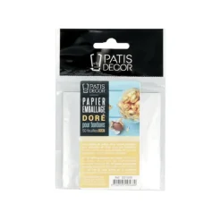 PATISDECOR Papier Doré pour Emballage Bonbon Patisdécor (x50) Hot