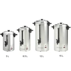 CUISINEADDICT Percolateur 12 Litres en Acier Inoxydable Hot