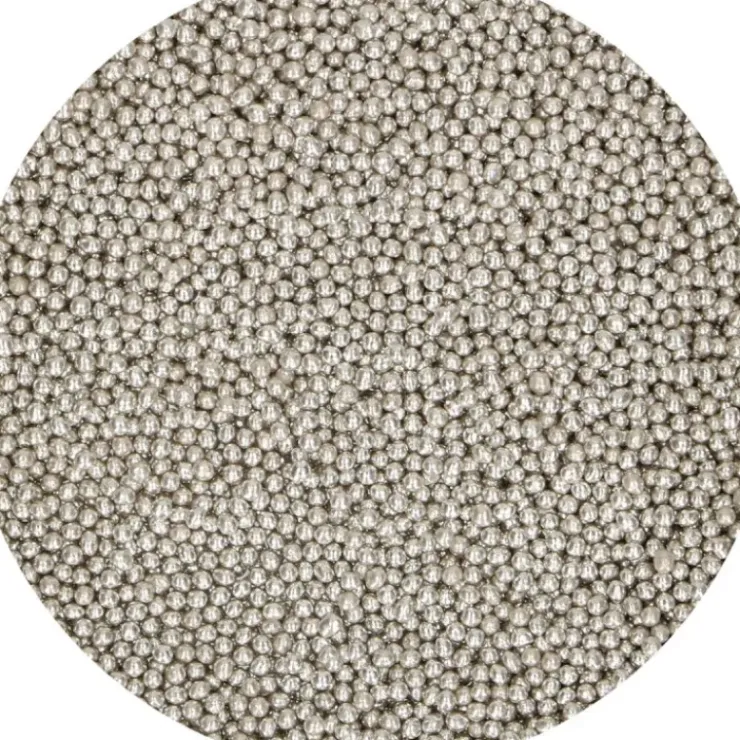 FUNCAKES Perles de sucre 2mm Argenté 80g Online