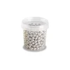PAVONI Perles en Sucre Argent Métallisé Ø 6 mm 120 g New