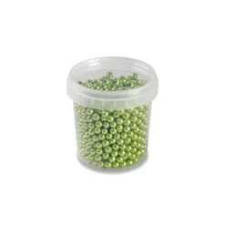 PAVONI Perles en Sucre Vert Métallisé Ø 4 mm 120 g New