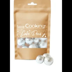SCRAPCOOKING Perles XXL Argentées Croustillantes 55 g Best